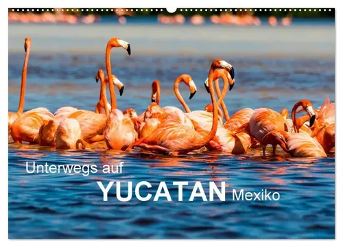 Frank Baumert | Unterwegs auf Yucatan Mexiko (Wandkalender 2026 DIN A2 quer),...