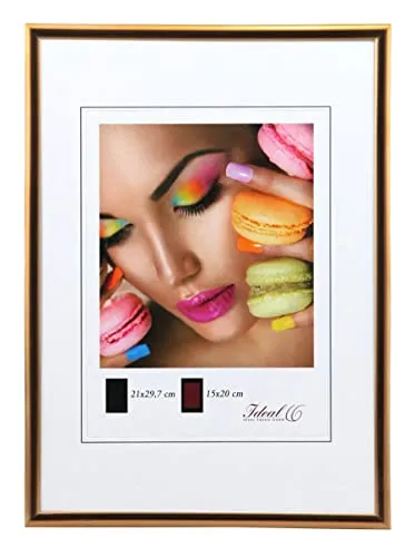 IDEAL TREND Kunststoff Bilderrahmen Glas Modern Wanddeko Collage Poster Bilder Foto Rahmen: Farbe: Kupfer | Format: 40x60