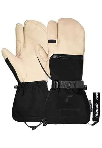 Reusch Duality R-Wool Lobster Handschuhe Gr 7 schwarz/beige