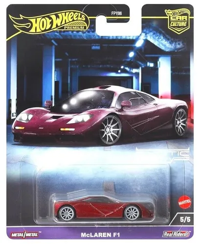 Hot Wheels FPY86-HKC77 McLaren F1 lila metallic Exotic Envy 5/5 Maßstab ca. 1:64