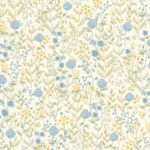 Rasch Vliestapete Beltesto Blau Floral 793710 - Moderne Vliestapete in Blau mit floralem Design, ideal für jeden Raum. Einfach anzubringen und rückstandslos abziehbar für eine mühelose Umgestaltung.