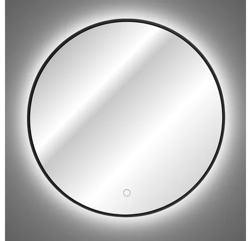 Lomadox Badspiegel MIRROR-56 mit LED-Beleuchtung - Eleganter Badezimmerspiegel 60 cm, rahmenlos und mit moderner LED-Hintergrundbeleuchtung. Ideal für eine stilvolle und praktische Ergänzung in Ihrem Badezimmer. Einfache Selbstmontage.