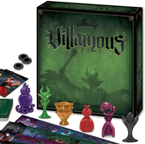 Ravensburger Disney Villainous – Böse Miene zum guten Spiel - Gesellschaftsspiel für 2-6 Spieler, ab 8 Jahren. Erlebe spannende Strategieschlachten mit deinen Disney Bösewichten und entfessle ihre einzigartigen Fähigkeiten!
