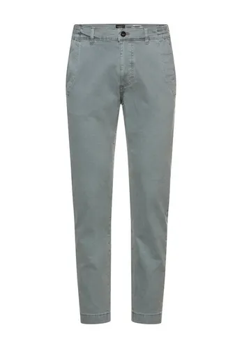 camel active Herren Regular Fit Chino Hose Sturmblau - Bequeme Herren-Chino aus elastischem Baumwollmix für optimale Bewegungsfreiheit. Mit praktischem Sicherheitsfach und elastischem Bund für perfekten Sitz – ideal für den Alltag.