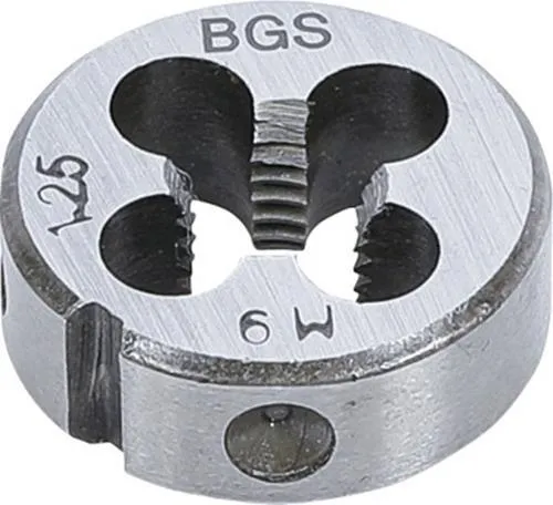 BGS-1900-M9X1.25-S Gewindeschneideisen M9 x 1,25 x 25 mm von BGS technic