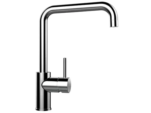 SCHOCK Küchenarmatur Fonos in Chrom – Hochdruck Armatur mit Festauslauf - Armaturen: Hochwertige Küchenarmatur mit 360° schwenkbarem Auslauf für mehr Bewegungsfreiheit und integriertem Temperaturbegrenzer für Sicherheit.