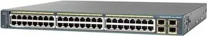 Produktbild Cisco WS-C2975GS-48PS-L, gemanaged, 52, 48, 52, 1000BASE-T, 100BASE-TX, 10BASE-T, 8000 Eintragungen, 10/100/1000 Mbps, 32 Gbit/Sek