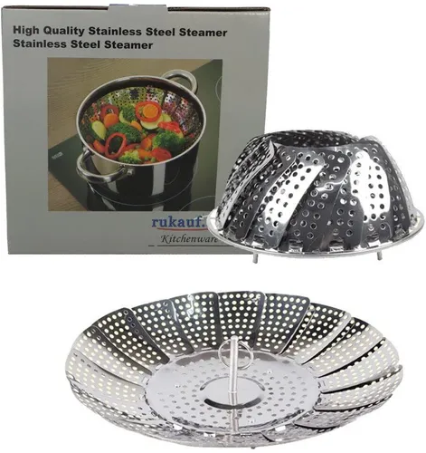 Dampfgarer Einsatz für Töpfe 17-27cm aus Edelstahl 28cm Dampfgaren Topfeinsatz