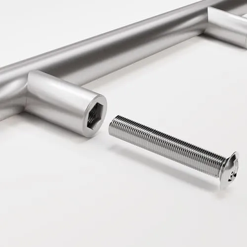 woplus Möbelgriffe Schrank Schublade Türgriff Stangengriff Bohrlochabstand Inkl. Schrauben GriffeT Stangen Ø: 12 mm Bohrlochabstand: 225 mm Edelstahl (10 Stück)