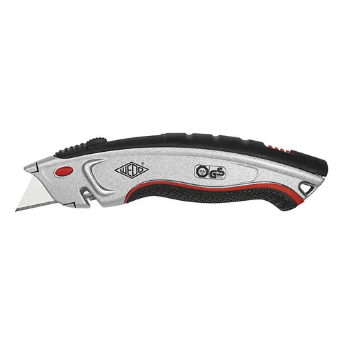 Wedo Cuttermesser 78850 Safety-Cutter Plus, Sicherheitsmesser, mit 19mm Trapezklinge
