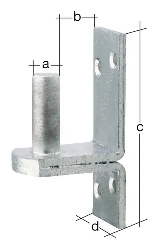 Gustav Alberts Haken auf Platte 3302/K3/DII/20 mm - 311506