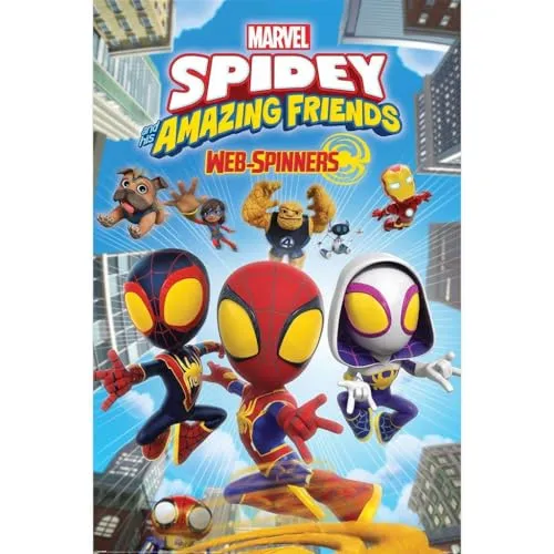 Marvel Spidey And His Amazing Friends Poster Web-Spinners