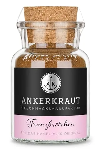 Ankerkraut Franzbrötchen, Zimtschnecken selber machen, Teig backen, Creme mit Zimt und Zucker, süßes Gebäck, Streusel, Backen Zubehör, 95 g im Korkenglas