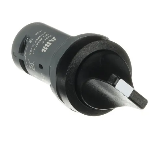 Produktbild ABB 1SFA619210R1076 C3SS1-10B-11 Wahlschalter 3-Positionen Schwarz Unbeleuchtet