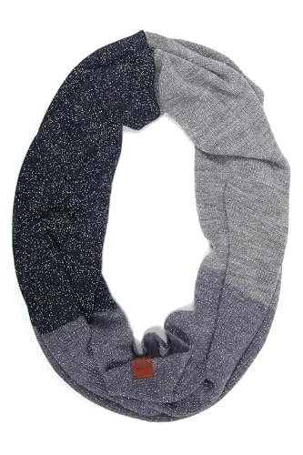 collezione alessandro Winterlicher Loop Bianca mit Glitzergarn 140cm x 60cm