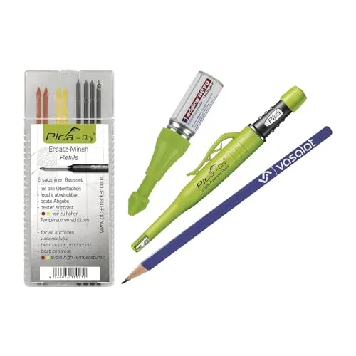 Edding Spraymarker mit Pica Dry – Präzise Markierungen leicht gemacht - Sonstige Handwerkzeuge: Der innovative Spraymarker ermöglicht sichtbare, punktgenaue Markierungen – ideal für bis zu 250 Bohrlöcher, auch über Kopf verwendbar und leicht zu reinigen.