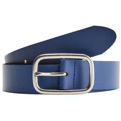 s.Oliver Ledergürtel Damen Taillengürtel Gürtel Belt Ledergürtel Blau 2134690-5722 100 cm