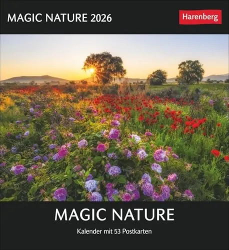 Magic Nature Postkartenkalender 2026 von Harenberg