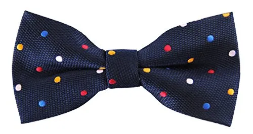 axy Kinderfliege, Jungen Fliege, bereits gebunden, Konfirmation verstellbar in verschiedenen Farben KFLI2 (Bunt Nr.6)