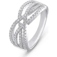 FAVS Damenring 88285034 aus 925er Silber - Eleganter Damenring aus 925er Silber in Größe 56, perfekt für besondere Anlässe oder als täglicher Begleiter.