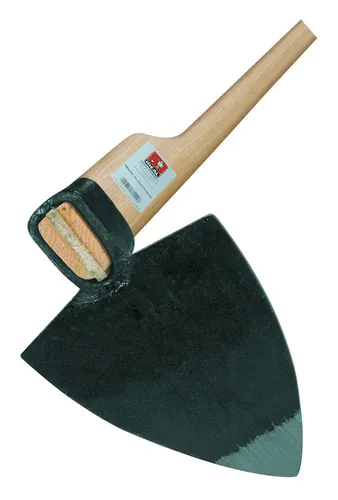 Idealspaten Münchner Hacke Eschenstiel 1350 mm Größe 0 - Hacken - Robuste Hacke mit ergonomischem Eschenstiel für müheloses Arbeiten im Garten und auf dem Feld.