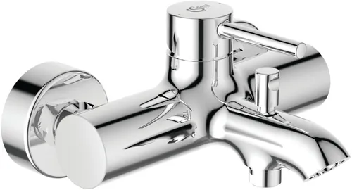 Ideal Standard Ceraline Einhebelmischer für Wanne, chrom BC199AA - Hochwertiger Einhebelmischer für das Badezimmer, aus langlebigem Chrom gefertigt und mit ergonomischem Hebelgriff für müheloses Bedienen.