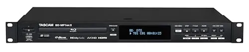 Tascam BD-MP1MK2: Professioneller Rackmount-Blu-ray-Player