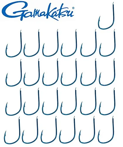 Produktbild Gamakatsu Haken LS-2210 blau- 25 Forellenhaken zum Forellenangeln, Angelhaken zum Stand- & Schleppangeln auf Forellen, Einzelhaken, Größe:10