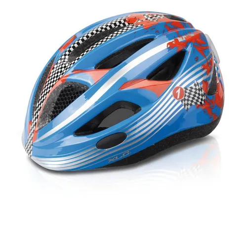 XLC Kinder Fahrrad Helm BH-C17 Gr. XS/S 46-51cm Blau Racer Verstellbar