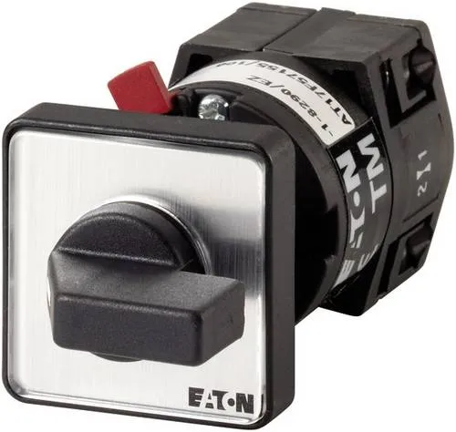 Eaton TM-1-8291/EZ Nockenschalter 10A 90° - Grau/Schwarz - Sonstige Elektroinstallationsartikel, kompakter Nockenschalter mit 10A für zuverlässige Steuerung in Wohn- und Gewerbeinstallationen.