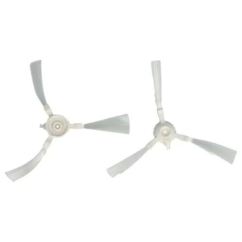 vhbw 2X Seitenbürste kompatibel mit Rowenta Smart Force Essential RR6943WH, RR6925WH, RR6927WH Saugroboter - Reinigungsbürsten Set, weiß