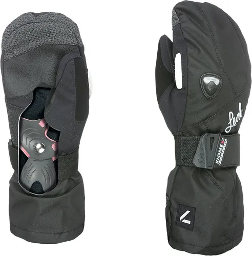 Level Butterfly Skihandschuhe Damen - Wasserdicht & Atmungsaktiv - Skihandschuh Fäustlinge für Damen, bieten hervorragenden Schutz und Wärmeisolierung für Snowboard und Ski, mit ergonomischer Passform und wasserdichter Technologie für optimalen Komfort.