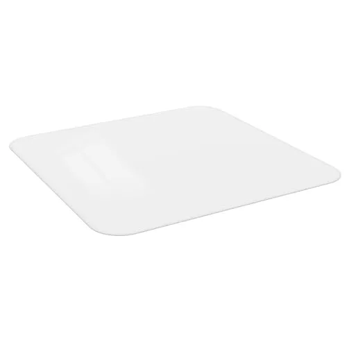 vidaXL Bodenschutzmatte für Bürostühle, 120x115cm - Stuhlmatte für mehrere Oberflächen, rutschfest und kratzfest aus langlebigem PVC, schützt Laminat und Teppich vor Abnutzung und erleichtert das Rollen des Bürostuhls.