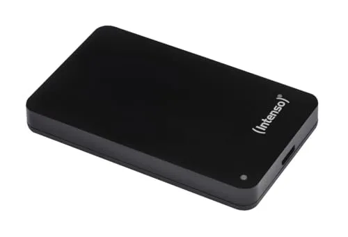 Intenso Memory Case Portable Hard Drive 2TB - Tragbare externe Festplatte - Externe Festplatte 2TB im kompakten 2,5 Zoll Format, Plug & Play, ideal für schnelle Datensicherung und Mobilität dank USB 3.2 Anschluss und LED Anzeige.