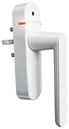 Schellenberg Funk-Sicherheits-Alarmgriff für Fenster - Fenstersicherungen mit eingebautem Alarm für zusätzlichen Einbruchschutz, ideal für erhöhte Sicherheit zu Hause.