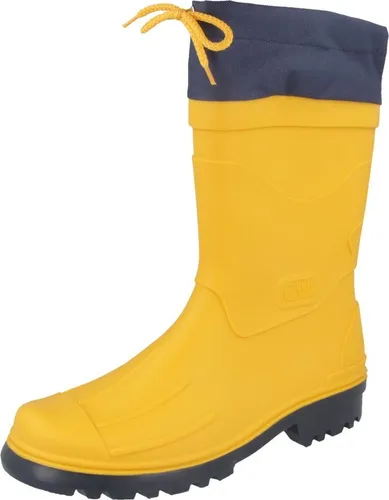 Bockstiegel Herren Gummistiefel Nils - Gelb - Größe 43 - Stiefel für Herren mit langem Schaft und rutschfester Sohle, ideal für regnerische Tage und Gartenarbeiten. Wasserdicht und komfortabel dank Baumwolljersey-Innenmaterial.