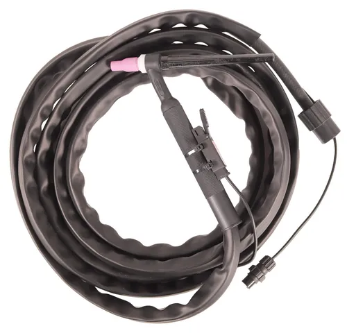 WELDINGER SR-P 09 WIG Schlauchpaket 4 m M16 x 1,5 - Hochwertiges WIG Schlauchpaket für sicheren Strom- und Gasanschluss, ideal für professionelle Schweißarbeiten.