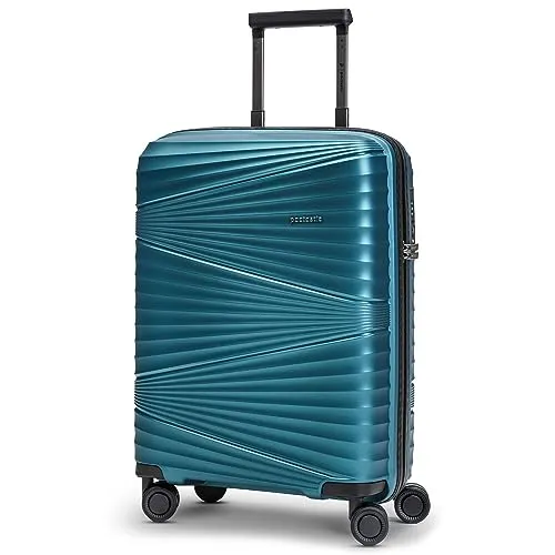 Pactastic Ultra-leicht Hartschalen Kabinen-Koffer - Bordgepäck Koffer mit 39 x 20 x 55 cm, nur 2,25 kg und 41 Litern Volumen. Ideal für Wochenendtrips und Flugreisen, robust und schlagfest dank Polypropylen.