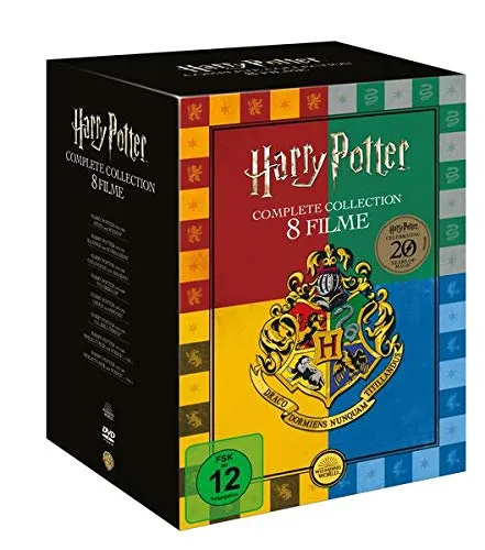 Harry Potter Kollektion - komplette Film Box mit 8 DVDs - Filme: Exklusive Buchhandels-Edition, ideal für Fans und Sammler, bietet ein magisches Kinoerlebnis.
