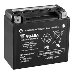 Produktbild Yuasa Batterie SLA AGM YTX20HL-BS, Auslaufsicher
