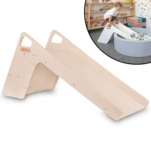 KiddyMoon Kinder Rutsche aus Holz von KiddyMoon