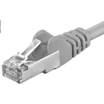 PremiumCord Patch kabel S-FTP Cat6a seda networking cable Grey SF/UTP (S-FTP) (SFTP, CAT6a, 10 m) (SP6ASFTP100)