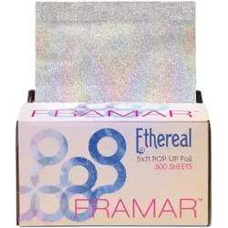 Framar Pop Up Foil Ethereal - Praktische Alufolie - Haarschneider und Stylen leicht gemacht: bereits geschnittene und gefalzte Alufolie für besseren Halt im Haar, 500 Blatt in verschiedenen Farben.