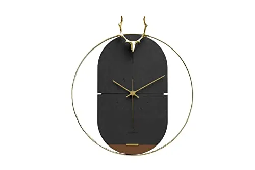 ONZENO Design Wanduhr 'THE Dark Sky.' ohne Tickgeräusche