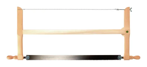 Ulmia Spannsäge 270 600mm - Sägen: Hochwertige Spannsäge mit verzinktem, rostfreiem Draht und großen Sägezähnen für präzise Schnitte in Schnittholz.