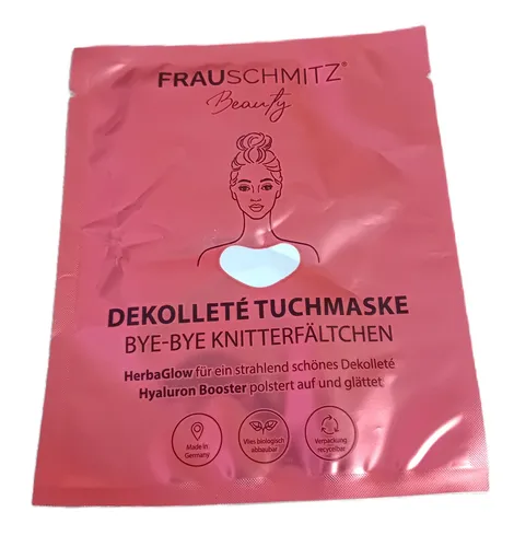 FRAU SCHMITZ Dekollete Tuchmaske  Bye-Bye Knitterfältchen - Neu