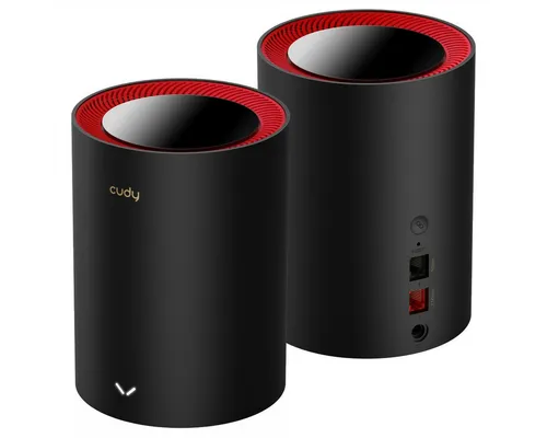 cudy M3000 AX3000 Wi-Fi 6 Mesh - 2er-Pack WLAN-Repeater, 2.5G Geschwindigkeit für blitzschnelles Internet in jedem Raum