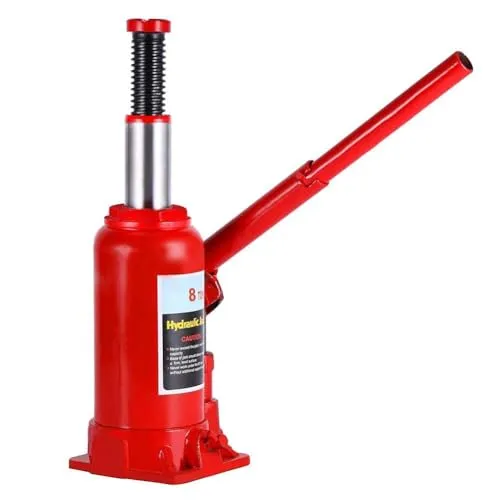 Ejoyous Hydraulischer Wagenheber 8T, Stempelheber Hydraulikheber Stempelwagenheber Flaschenhebebühne Flaschen-Wagenheber für Auto Van Boot LKW Wohnwagen 20–34cm