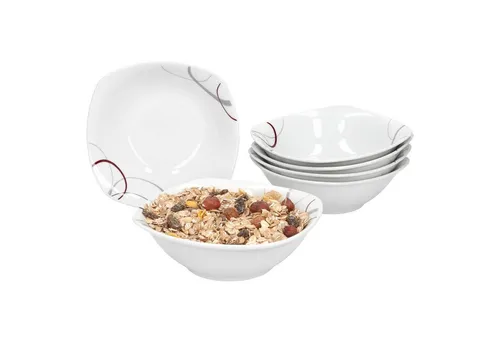 6er Set Müslischale Palazzo 14,2cm - Schüsseln aus hochwertigem Porzellan, ideal für Müsli und Salate, im praktischen 6er Set für die ganze Familie.
