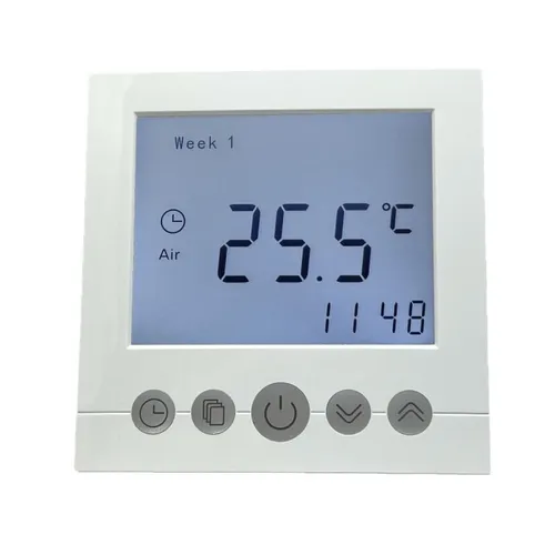 HoWaTech Temperaturregler C16 Digital mit Zeitschaltuhr - Digitaler Thermostat für elektrische Fußbodenheizungen, programmierbar mit benutzerfreundlichem LCD-Display und flexiblen Heizmodi für optimalen Komfort und Energieeinsparung.